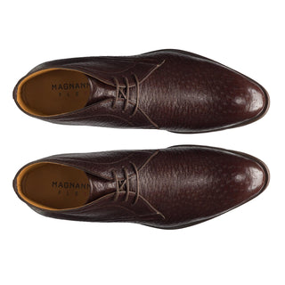 Magnanni Tacna 24716 Brown Peccary Leather Chukka Boots (MAGS1107)-AmbrogioShoes
