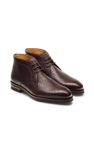 Magnanni Tacna 24716 Brown Peccary Leather Chukka Boots (MAGS1107)-Dellamoda
