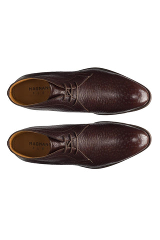 Magnanni Tacna 24716 Brown Peccary Leather Chukka Boots (MAGS1107)-Dellamoda