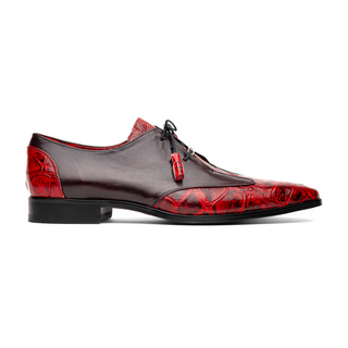 Marco Di Milano Anzio Exotic Alligator / Calfskin Leather Oxfords (MDM1037)-AmbrogioShoes