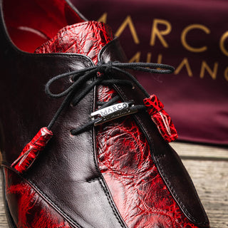 Marco Di Milano Anzio Exotic Alligator / Calfskin Leather Oxfords (MDM1037)-AmbrogioShoes