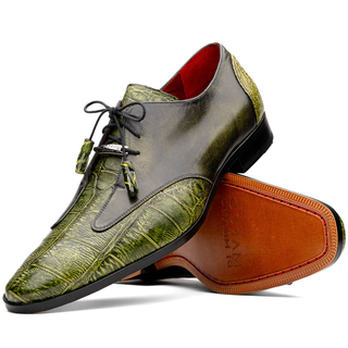 Marco Di Milano Anzio Exotic Alligator / Calfskin Leather Oxfords (MDM1037)-AmbrogioShoes