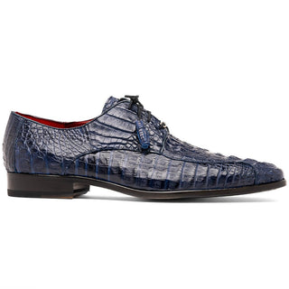 Marco Di Milano Apricena Men's Shoes Genuine Caiman Crocodile Dress Derby Oxfords (MDM1092)-AmbrogioShoes