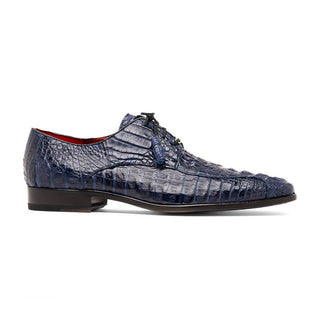 Marco Di Milano Apricena Men's Shoes Genuine Caiman Crocodile Dress Derby Oxfords (MDM1092)-AmbrogioShoes