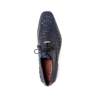 Marco Di Milano Apricena Men's Shoes Genuine Caiman Crocodile Dress Derby Oxfords (MDM1092)-AmbrogioShoes