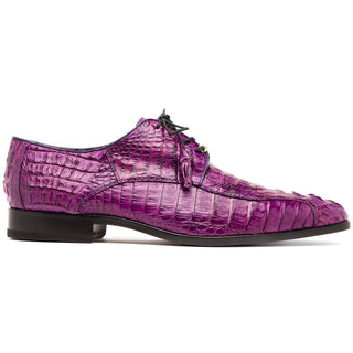 Marco Di Milano Apricena Men's Shoes Genuine Caiman Crocodile Dress Derby Oxfords (MDM1092)-AmbrogioShoes