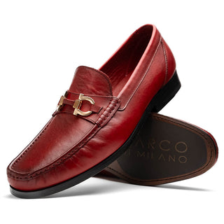 Marco Di Milano Cassarano Men's Shoes Calf-Skin Leather Moccasin Loafers (MDM1184)-AmbrogioShoes