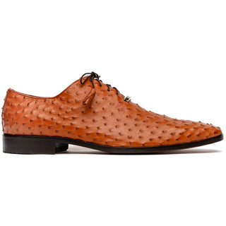 Marco Di Milano Criss Men's Shoes Exotic Ostrich Quill Dress Oxfords (MDM1073)-AmbrogioShoes