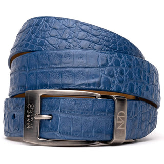 Marco Di Milano EST 100 Genuine Exotic Crocodile Men's Belts (MDMB1021)-AmbrogioShoes