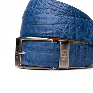 Marco Di Milano EST 100 Genuine Exotic Crocodile Men's Belts (MDMB1021)-AmbrogioShoes