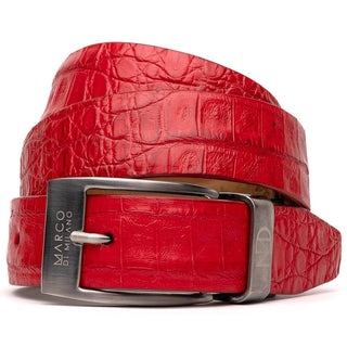 Marco Di Milano EST 100 Genuine Exotic Crocodile Men's Belts (MDMB1021)-AmbrogioShoes