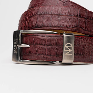 Marco Di Milano EST 100 Genuine Exotic Crocodile Men's Belts (MDMB1021)-AmbrogioShoes