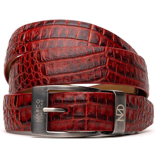 Marco Di Milano EST 100 Genuine Exotic Crocodile Men's Belts (MDMB1021)-AmbrogioShoes