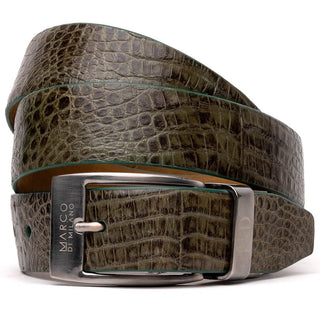 Marco Di Milano EST 100 Genuine Exotic Crocodile Men's Belts (MDMB1021)-AmbrogioShoes