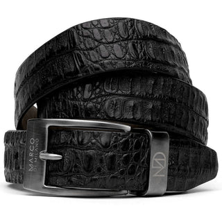 Marco Di Milano EST 100 Genuine Exotic Crocodile Men's Belts (MDMB1021)-AmbrogioShoes