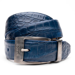 Marco Di Milano EST.105 Genuine Exotic Alligator Men's Belts (MDMB1044)-AmbrogioShoes