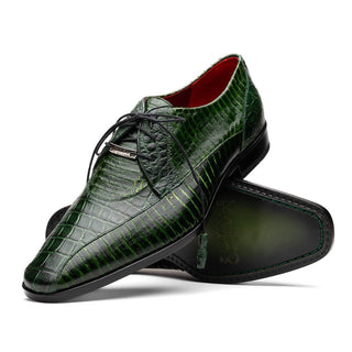 Marco Di Milano Moncalieri Men's Shoes Genuine Alligator / Cobra Dress Derby Oxfords (MDM1145)-AmbrogioShoes