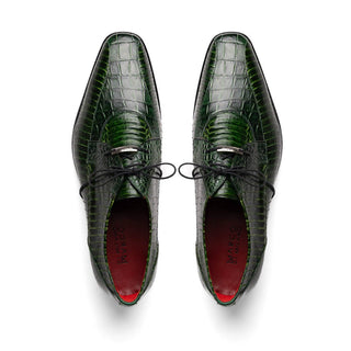 Marco Di Milano Moncalieri Men's Shoes Genuine Alligator / Cobra Dress Derby Oxfords (MDM1145)-AmbrogioShoes