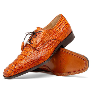 Marco Di Milano Nilo Men's Shoes Exotic Crocodile Derby Oxfords (MDM1186)-AmbrogioShoes