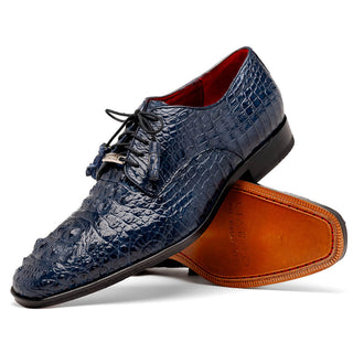 Marco Di Milano Nilo Men's Shoes Exotic Crocodile Derby Oxfords (MDM1186)-AmbrogioShoes