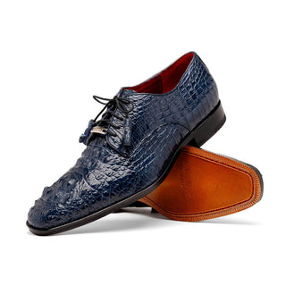 Marco Di Milano Nilo Men's Shoes Exotic Crocodile Derby Oxfords (MDM1186)-AmbrogioShoes