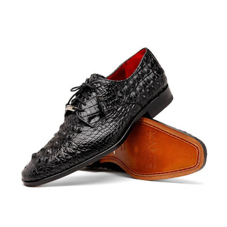 Marco Di Milano Nilo Men's Shoes Exotic Crocodile Derby Oxfords (MDM1186)-AmbrogioShoes