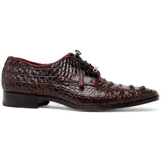 Marco Di Milano Nilo Men's Shoes Exotic Crocodile Derby Oxfords (MDM1186)-AmbrogioShoes