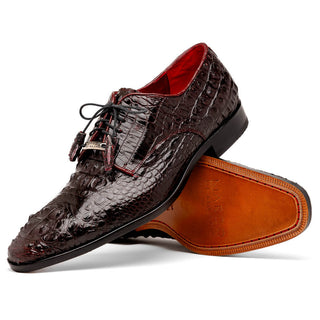 Marco Di Milano Nilo Men's Shoes Exotic Crocodile Derby Oxfords (MDM1186)-AmbrogioShoes