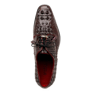 Marco Di Milano Nilo Men's Shoes Exotic Crocodile Derby Oxfords (MDM1186)-AmbrogioShoes