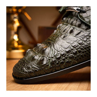 Marco Di Milano Nilo Men's Shoes Exotic Crocodile Derby Oxfords (MDM1186)-AmbrogioShoes