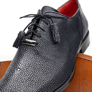 Marco Di Milano Pannuci Men's Shoes Exotic Stingray Classic Dress Oxfords (MDM1087)-AmbrogioShoes