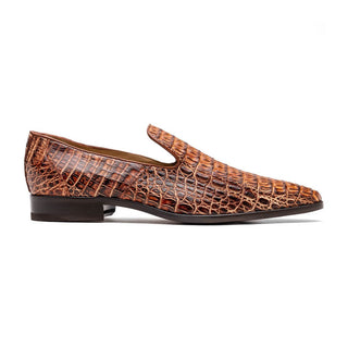 Marco Di Milano Trento Men's Shoes Genuine Caiman Crocodile Slip-On Loafers (MDM1115)-AmbrogioShoes