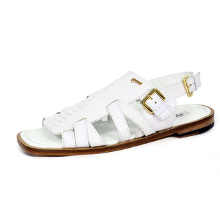 Mauri Antigua Ostrich Leg Sandal-AmbrogioShoes