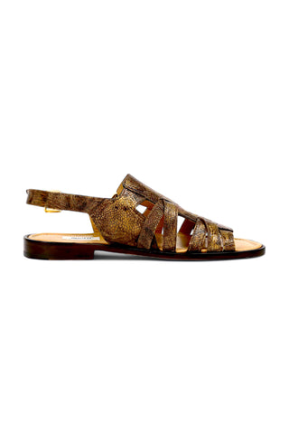 Mauri Antigua Ostrich Leg Sandals