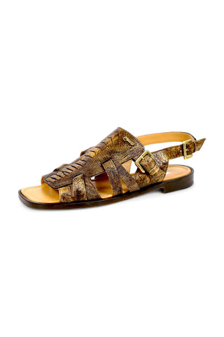 Mauri Antigua Ostrich Leg Sandals-AmbrogioShoes