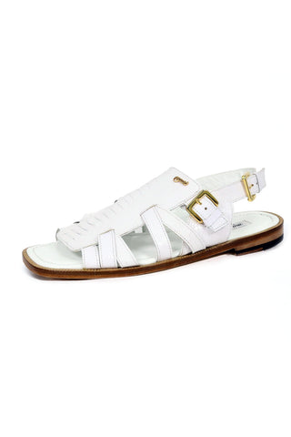 Mauri Antigua Ostrich Leg Sandals-AmbrogioShoes