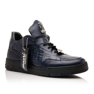 Mauri Ghost 8423 Men's Shoes Exotic Crocodile / Nappa Leather Sneakers (MA5649)-AmbrogioShoes