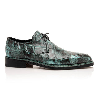 Mauri Shadow 3281/4 Men's Shoes Exotic Alligator Derby Oxfords (MA5637)-AmbrogioShoes