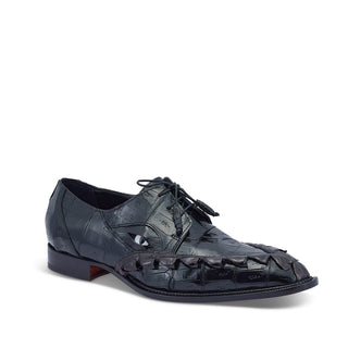 Mauri Slayer Crocodile Skin Derby-AmbrogioShoes