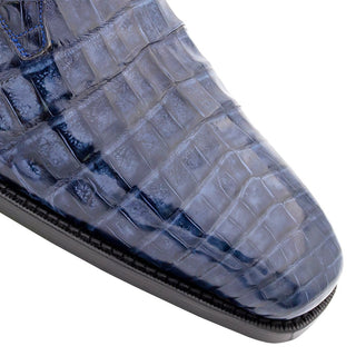 Mezlan 13584-F Anderson Exotic Crocodile Derby (MZ1001)-AmbrogioShoes