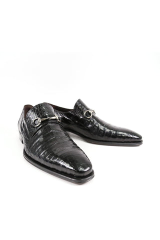 Mezlan 14250-F Galvani Exotic Crocodile Horsebit Loafers (MZ3257)-AmbrogioShoes