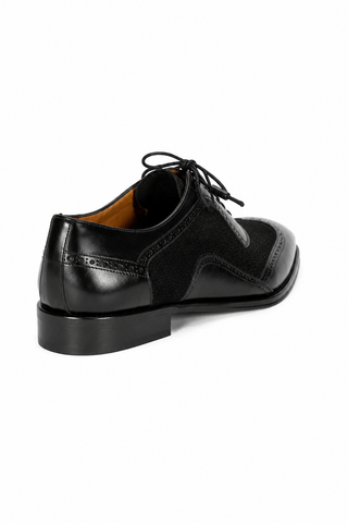 Mezlan 20528 Suede / Leather Wingtip Oxfords (MZ3556)-AmbrogioShoes