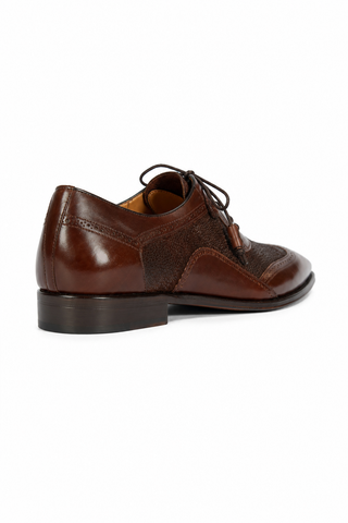20528 Suede / Leather Wingtip Oxfords (MZ3556)-Dellamoda