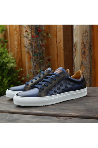 Mezlan 20730 Calf-Skin Leather Casual Sneakers (MZ3613)-AmbrogioShoes