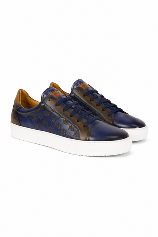 Mezlan 20730 Calf-Skin Leather Casual Sneakers (MZ3613)-AmbrogioShoes