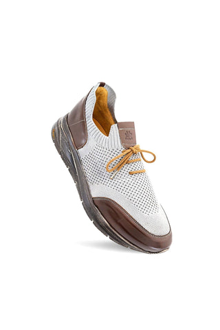 Mezlan 21027 Piedra Perforated Fabric & Calf-Skin Leather Sneaker(MZ3938)-AmbrogioShoes