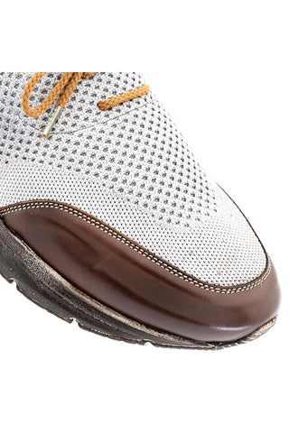 Mezlan 21027 Piedra Perforated Fabric & Calf-Skin Leather Sneaker(MZ3938)-AmbrogioShoes