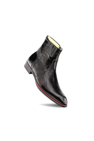 Mezlan 21300 Baroni Polished Calf-Skin Leather Zip-Up Boot (MZ3931)-AmbrogioShoes