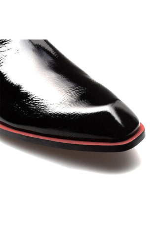 Mezlan 21300 Baroni Polished Calf-Skin Leather Zip-Up Boot (MZ3931)-AmbrogioShoes