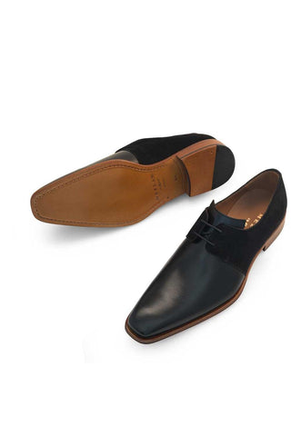 Mezlan 21434 Suede / Calf-Skin Leather Lace-up Derby (MZ3823)-AmbrogioShoes